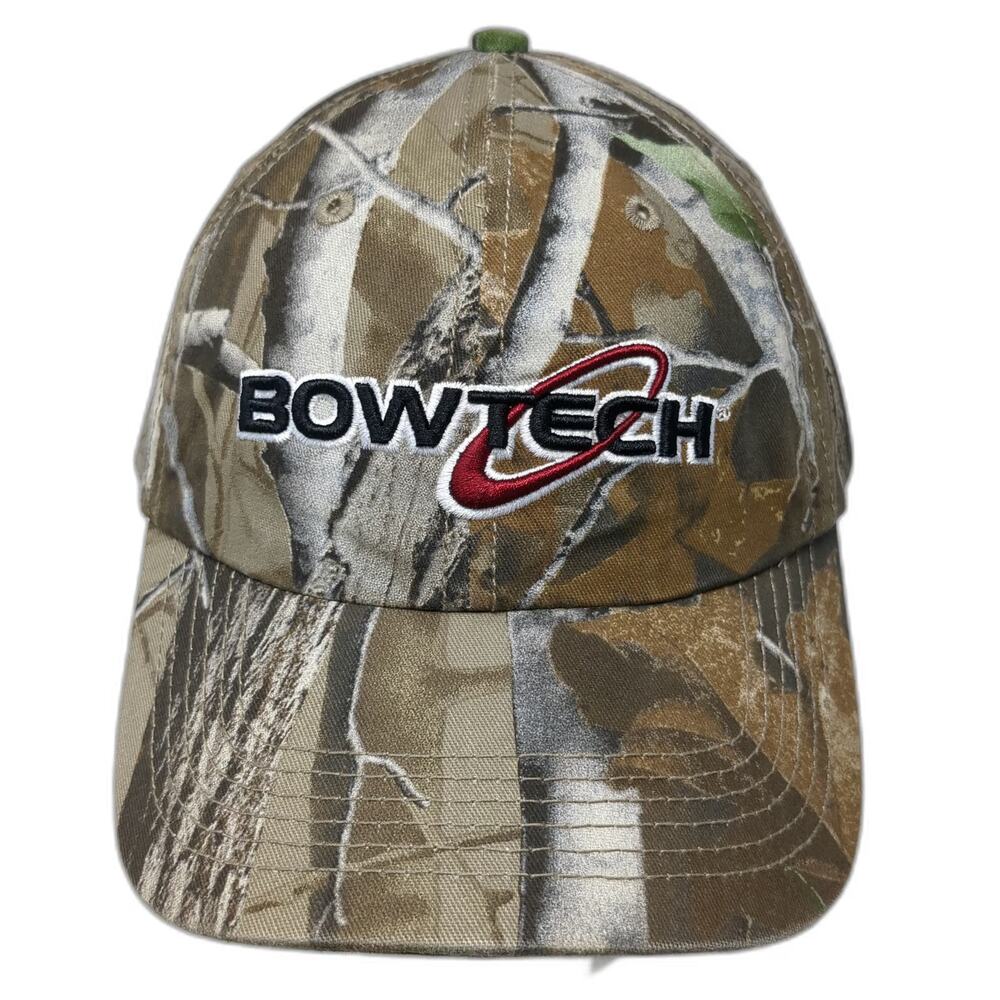 Bowtech Baseball Cap Brown One Size Camo Archery Archer Strapback Cotton Hat